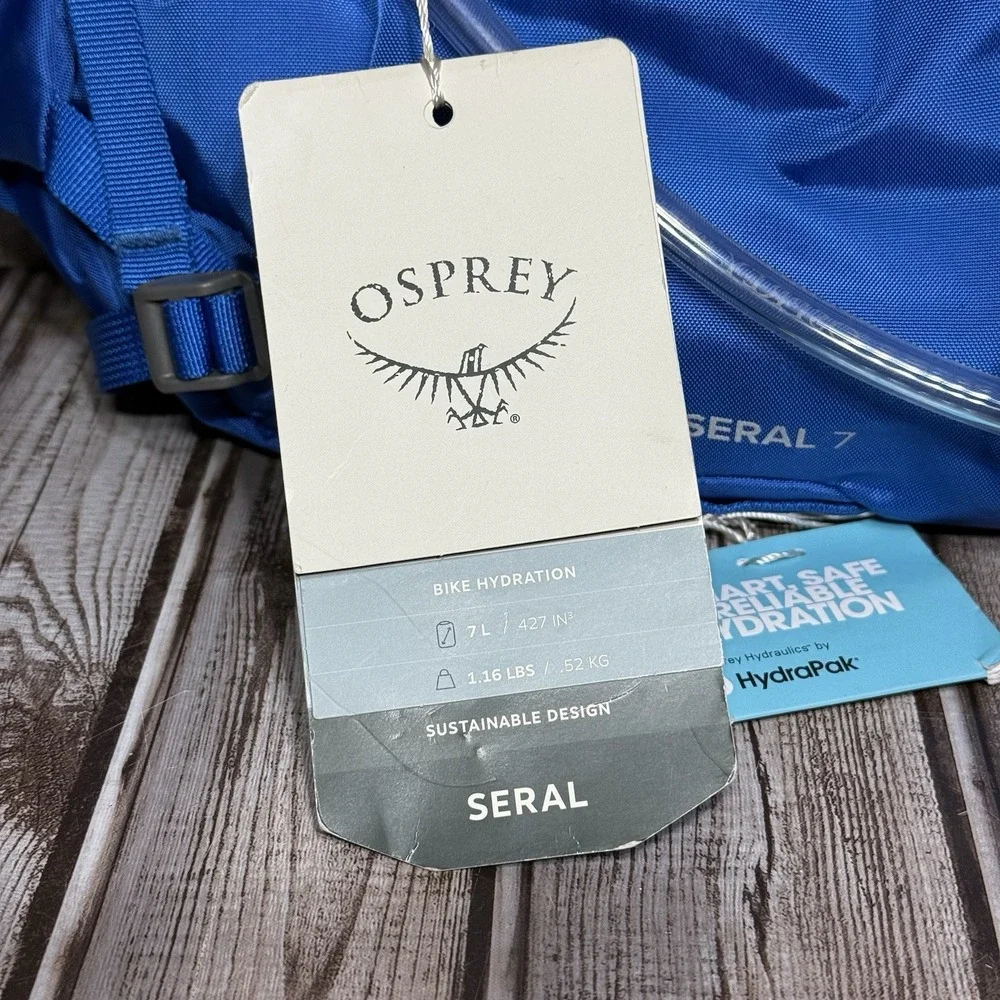 Seral 7 Bike Cycling Hydration Lumbar Pack Blue New With Tags